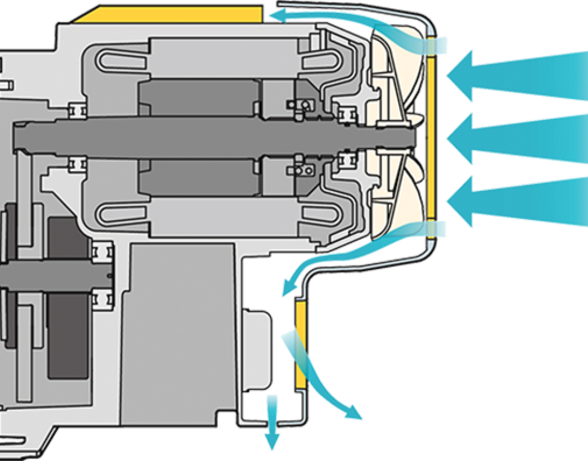 Harrington Hoists  Polipasto eléctrico con trole motorizado EQM 