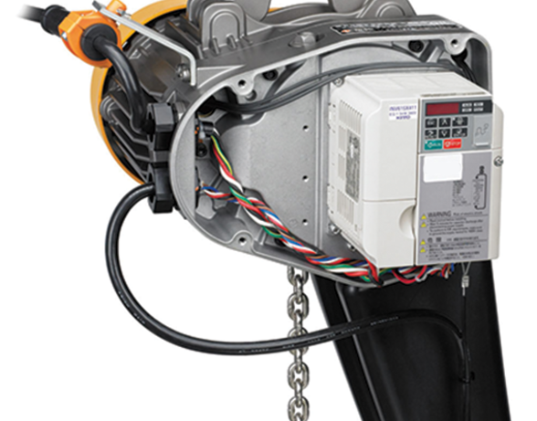 Harrington Hoists  Polipasto eléctrico con trole motorizado EQM 