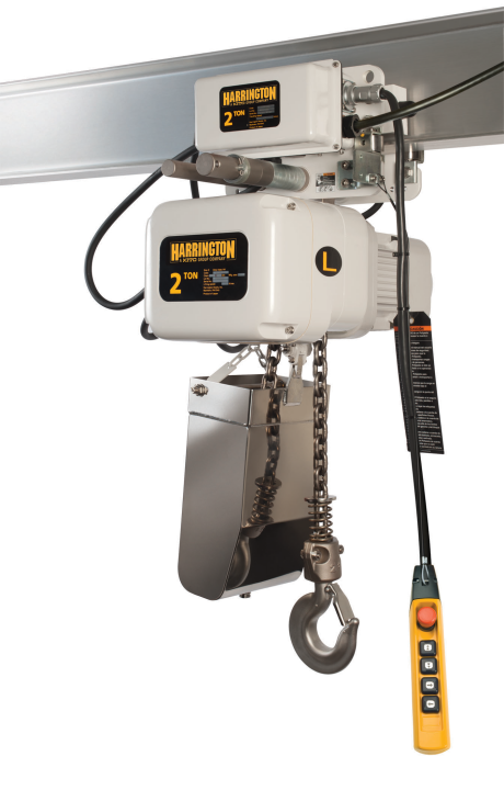 Harrington Hoists  NERM-FG Food Grade Electric Trolley Hoist